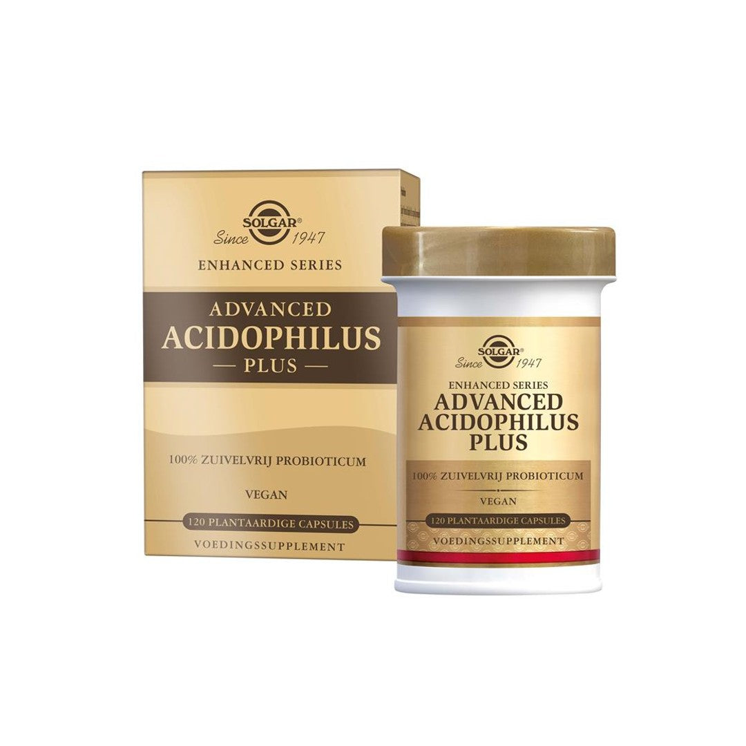 Advanced Acidophilus Plus 120 gélules végé - avant