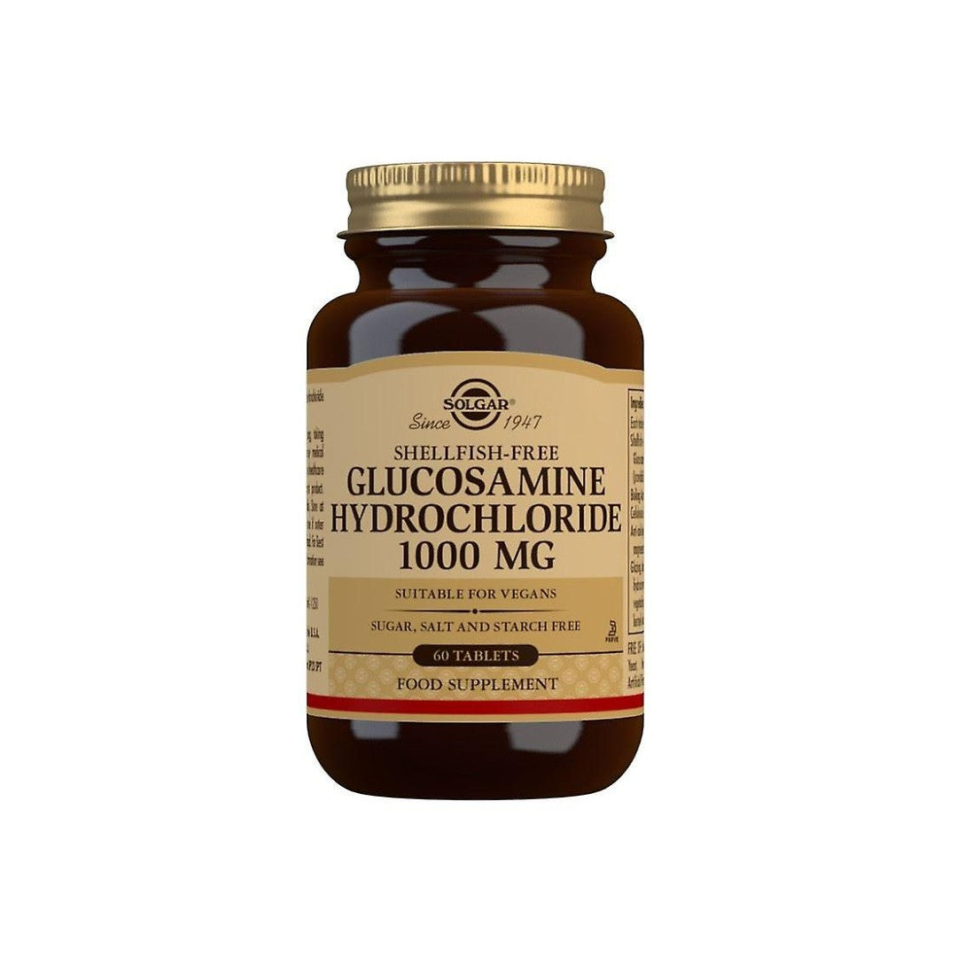 Solgar Chlorhydrate de glucosamine 1000 mg 60 comprimés.