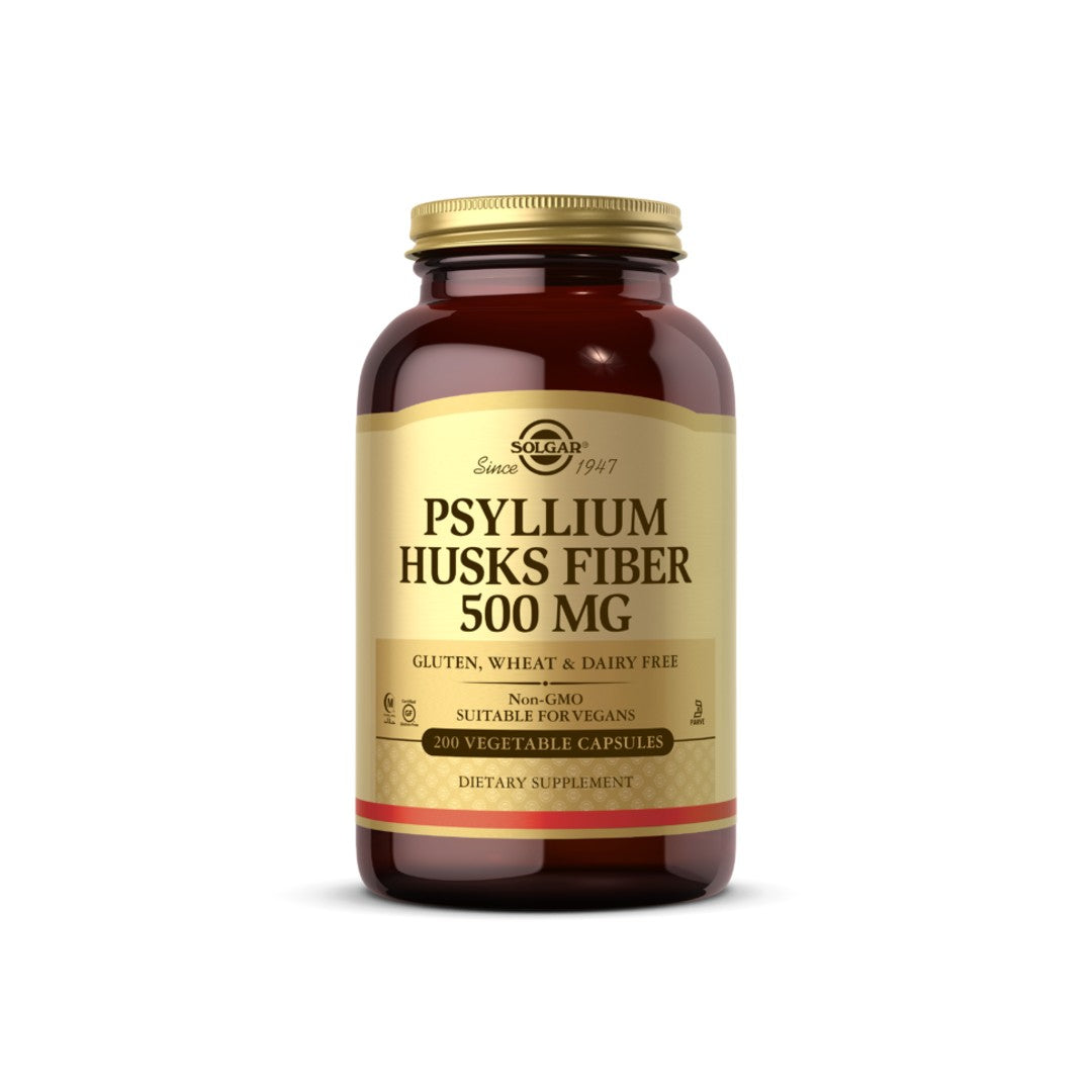 Solgar Psyllium Husks Fiber 500 mg 200 gélules végé est un complément alimentaire riche en fibres, qui favorise la santé du système digestif et aide à la perte de poids.