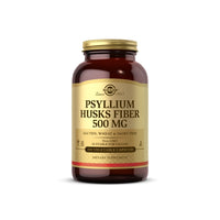 Vignette pour Solgar Psyllium Husks Fiber 500 mg 200 vege capsules est un complément alimentaire riche en fibres, qui soutient la santé du système digestif et aide à la perte de poids.