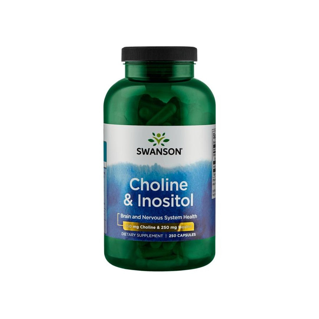 Swanson Choline - 250 mg & Inositol - 250 mg 250 gélules.