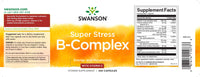 Vignette pour Swanson B-Complex avec Vitamine C - 500 mg 240 gélules.