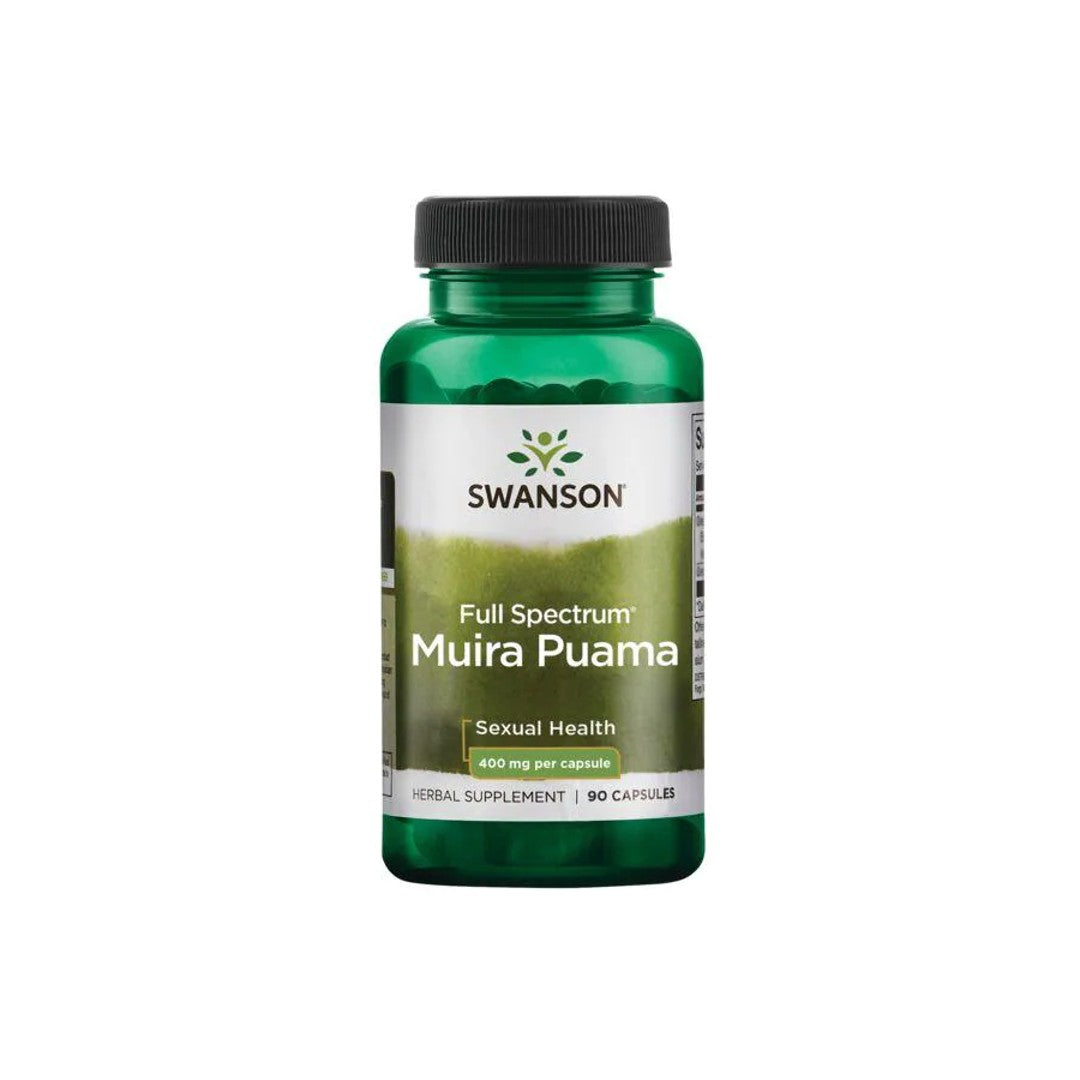 Swanson Full Spectrum Muira Puama - 400 mg 90 gélules.
