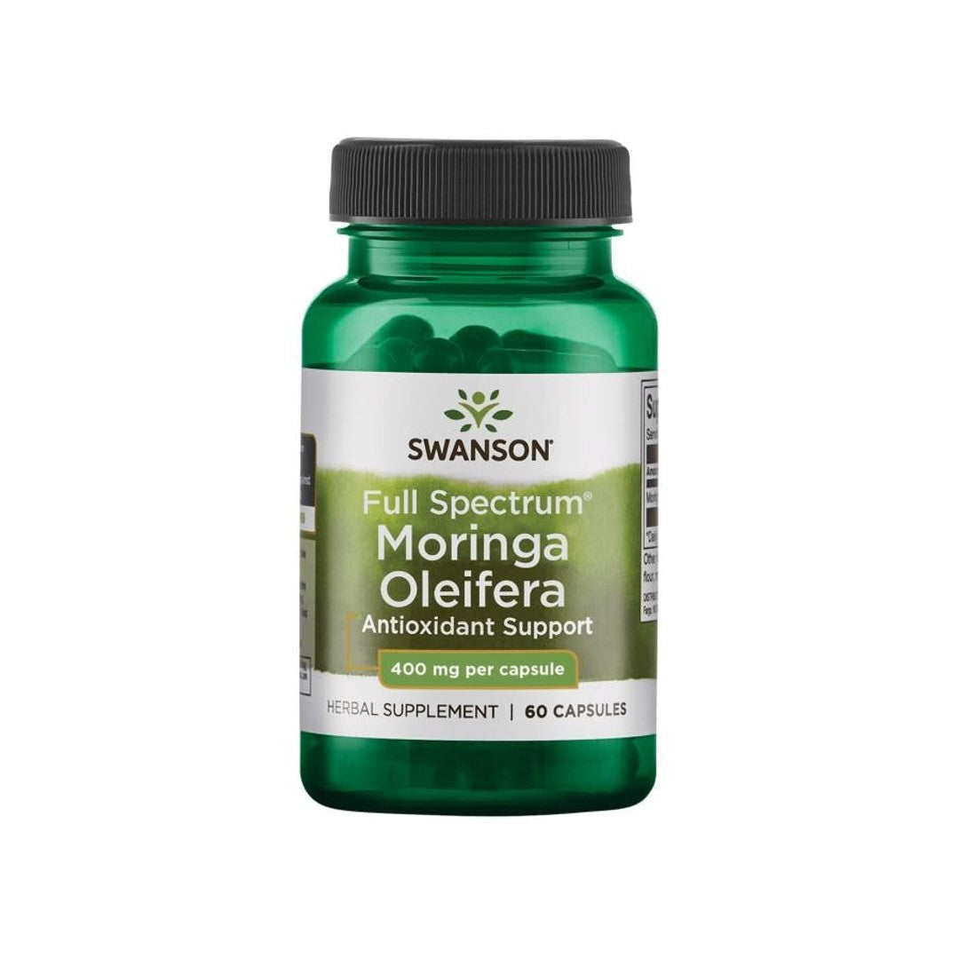 Swanson Moringa Oleifera - 400 mg 60 gélules est une solution puissante contre le stress oxydatif et les dommages cellulaires. Grâce aux propriétés naturelles du Moringa Oleifera, ce produit apporte un soutien complet.