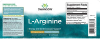 Vignette pour L-Arginine - 850 mg 90 gélules - label