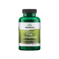 Thumbnail for Swanson True Cinnamon - 300 mg 120 capsules Ceylon Cinnamon provides natural metabolic support for blood sugar metabolism and cardiovascular health.