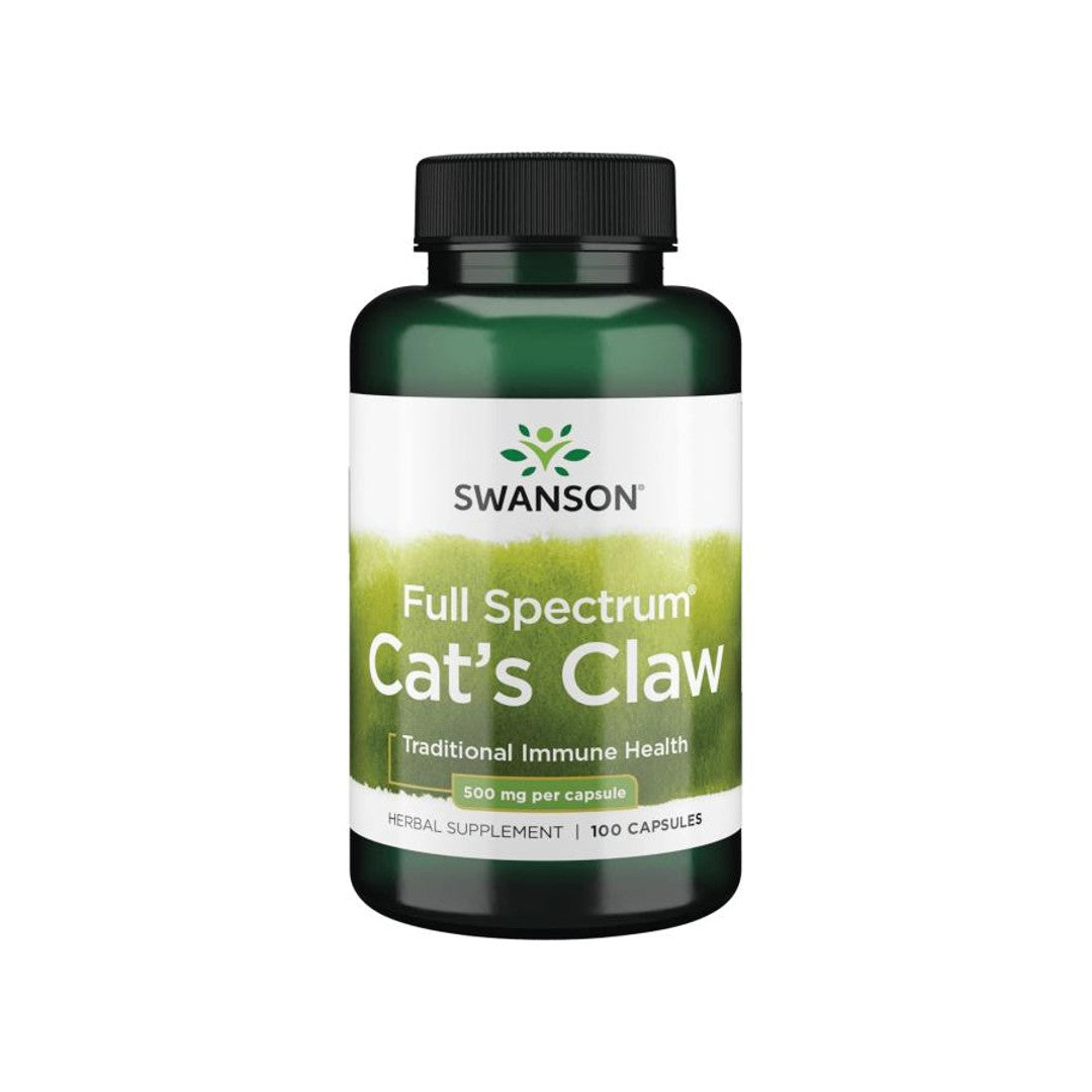 Swanson Griffe de chat - 500 mg 100 gélules.