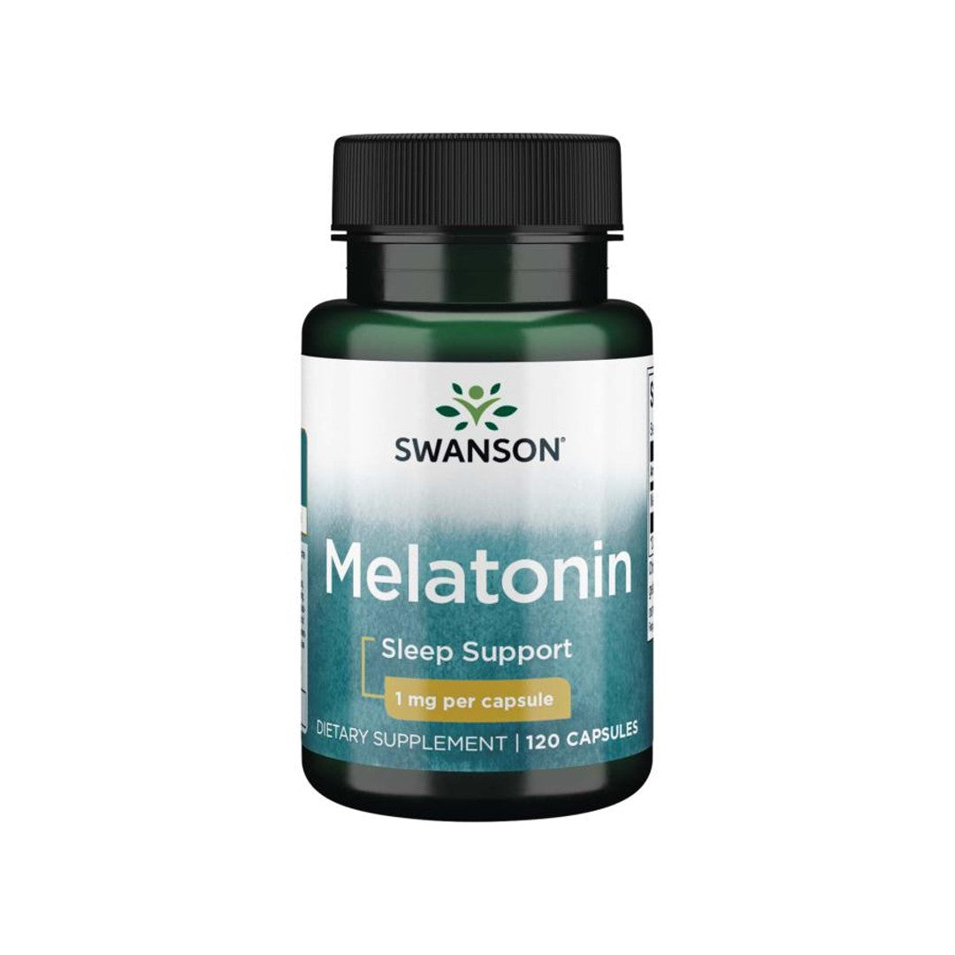 Swanson mélatonine - 1 mg 120 gélules.
