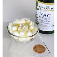 Vignette pour N-Acetyl Cysteine - 600 mg 100 gélules - format pilule