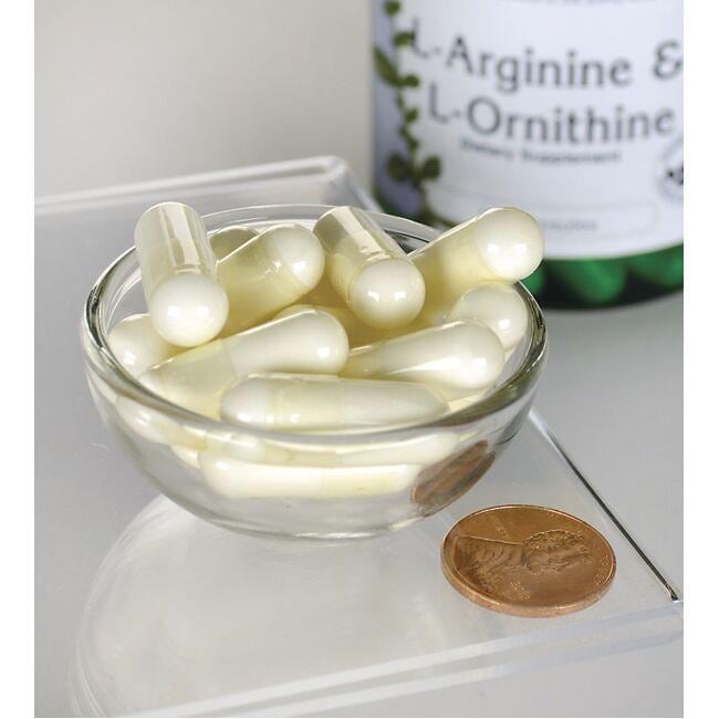 L-Arginine - 500 mg & L-Ornithine - 250 mg 100 gélules - format pilule