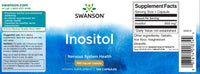 Vignette pour Swanson inositol - 650 mg 100 gélules - Swanson ino.