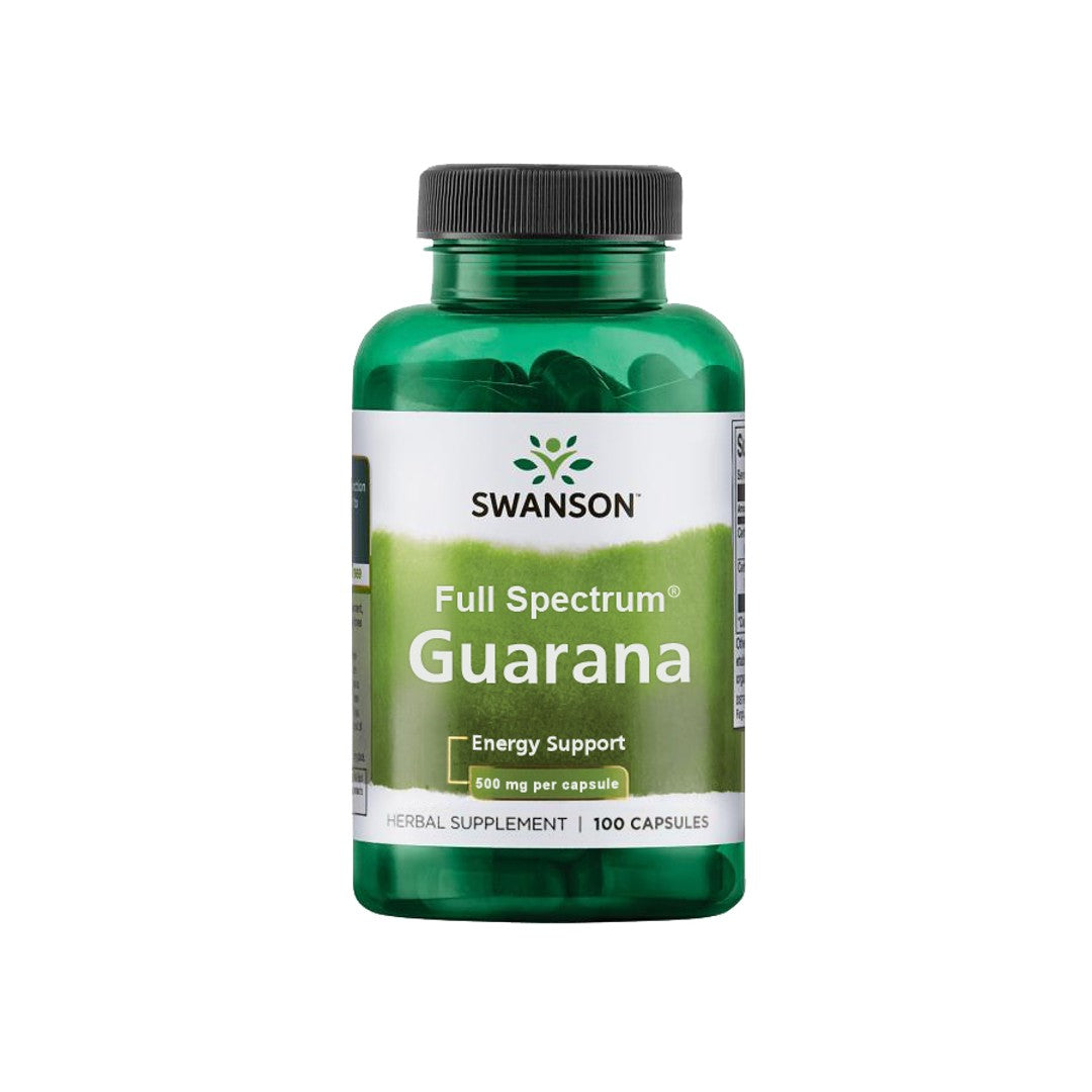 Swanson Guarana - 500 mg 100 gélules.