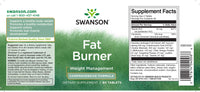 Vignette de l'étiquette de Swanson Fat Burner - 60 tabs.