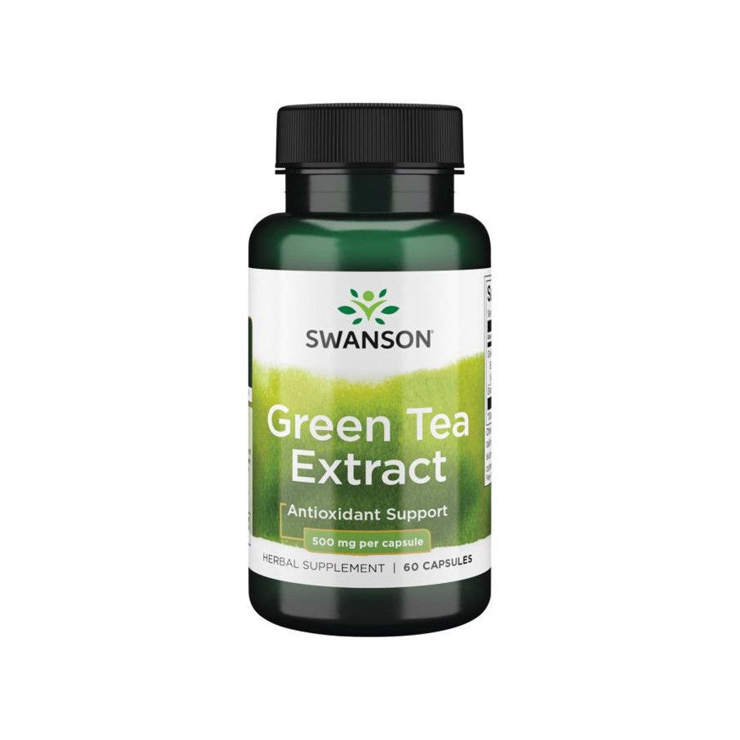 Swanson Extrait de thé vert - 500 mg 60 gélules.