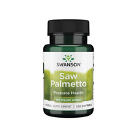 Vignette pour Swanson Saw Palmetto - 160 mg 120 softgel favorise la santé de la prostate et l'équilibre hormonal.