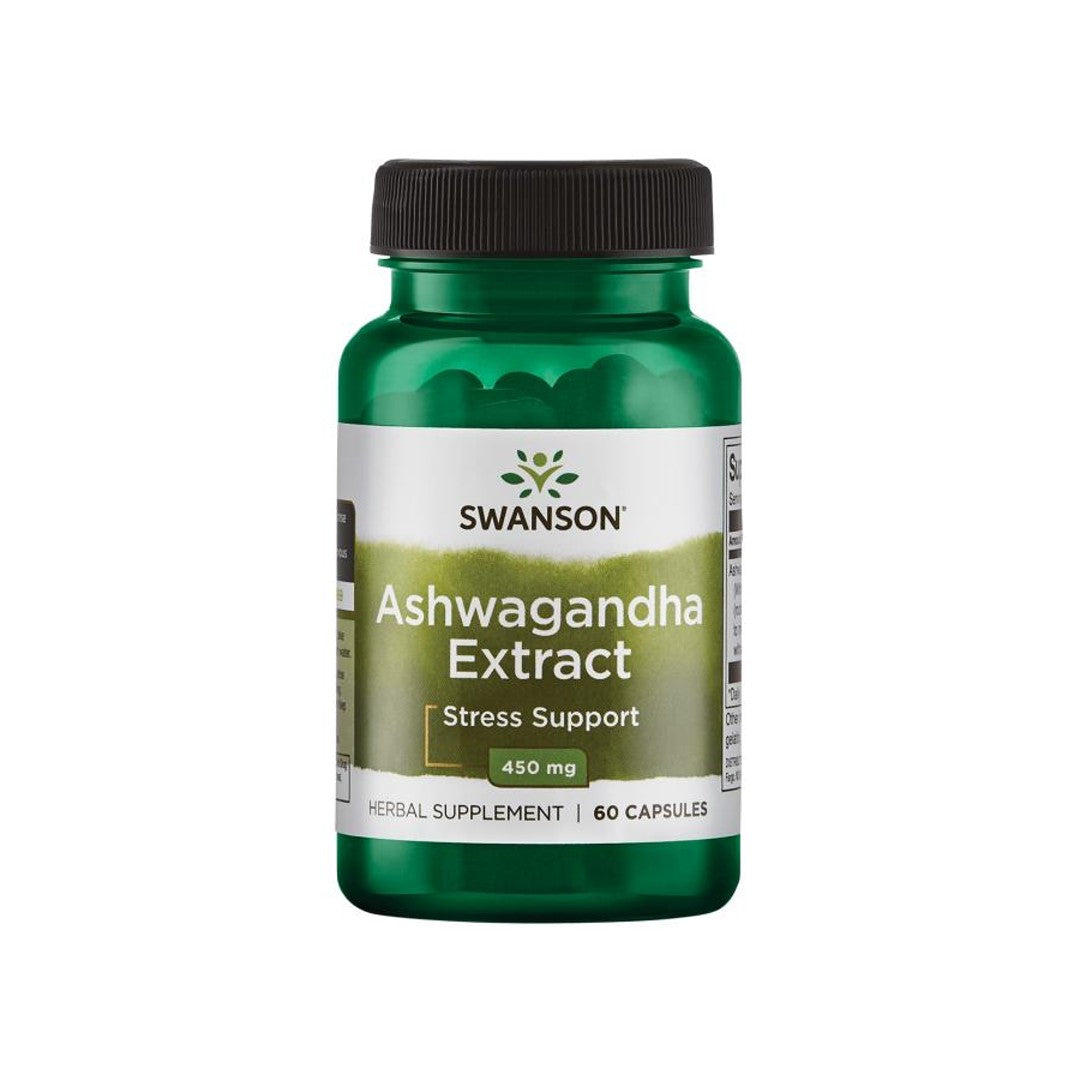 Swanson Extrait d'Ashwagandha - 450 mg 60 gélules.