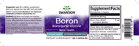 Vignette de l'étiquette de Albion Boron Bororganic Glycine - 6 mg 60 gélules par Swanson.