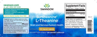 Vignette pour L-Théanine - 100 mg 60 gélules végétales - label