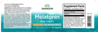 Vignette pour Un flacon de Swanson Melatonin - 3 mg 60 tabs Dual-Release pour le soutien du sommeil.