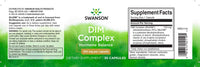 Vignette de l'étiquette de Swanson's DIM Complex - 100 mg 30 gélules.