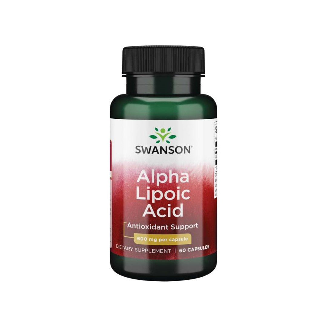 Swanson Acide alpha-lipoïque - 600 mg 60 gélules.