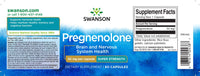 Vignette pour Swanson La prégnénolone - 50 mg 60 gélules est une prohormone qui soutient les fonctions cérébrales.