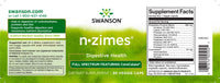 Vignette pour Swanson N-Zimes - 90 gélules végétales de complément digestif.