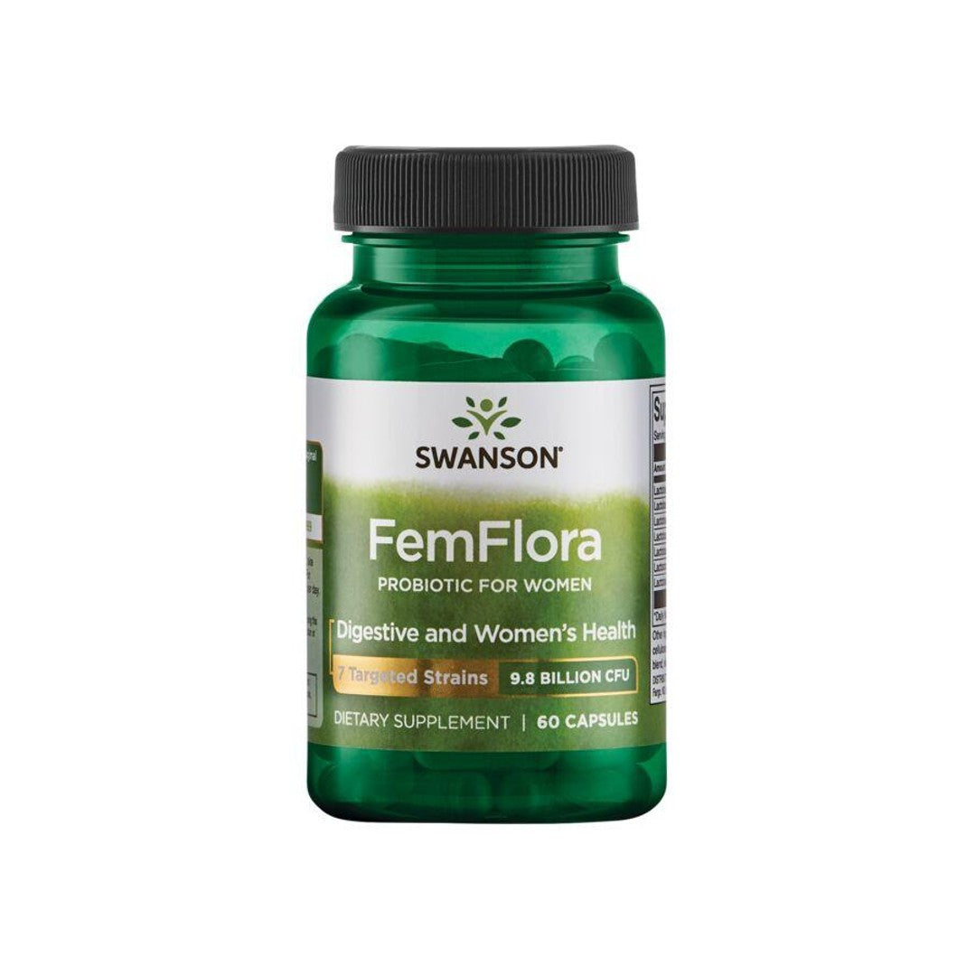 Swanson FemFlora Probiotique pour les femmes - 60 gélules.