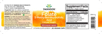 Vignette pour Swanson Folate 5-MTHF - 800 mcg 30 gélules - acide hyaluronique.