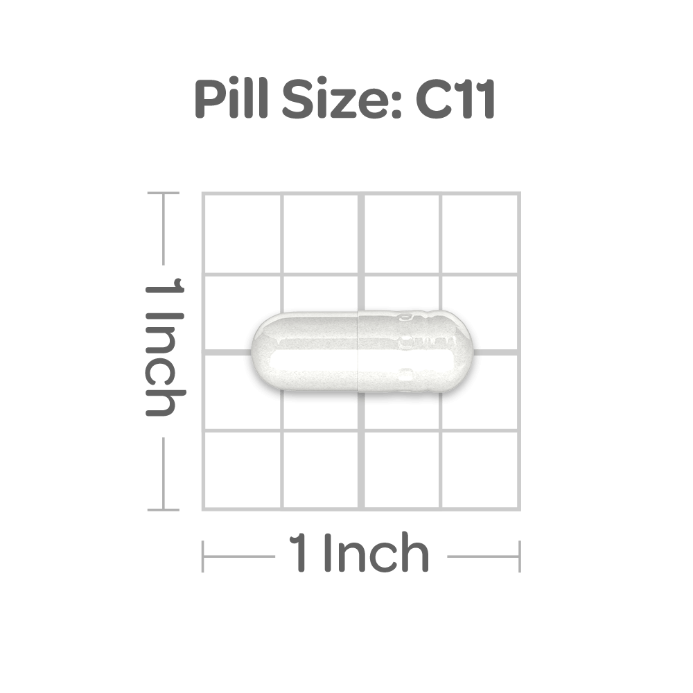 Le Maca 1000 mg 60 capsules à libération rapide de Puritan's Pride est représenté sur un fond noir.